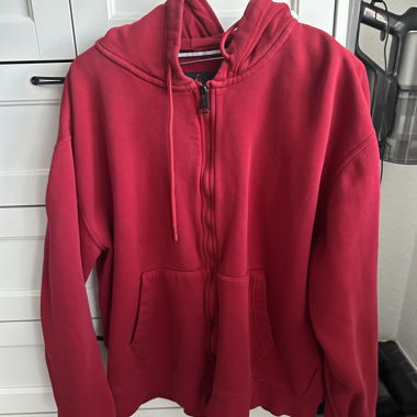 Veste à capuche Jordan rouge