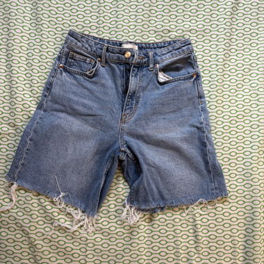Light denim shorts