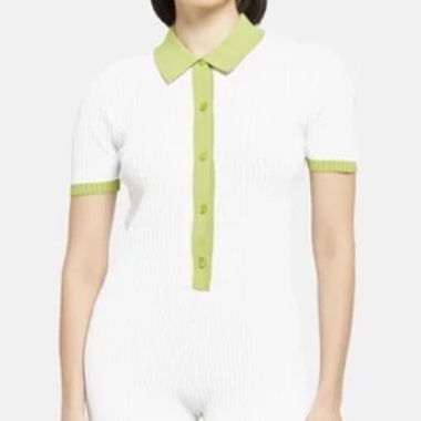 Jetset Weisser Strick Optik Romper M
