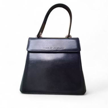 Sac vintage CHARLES JOURDAN cuir noir