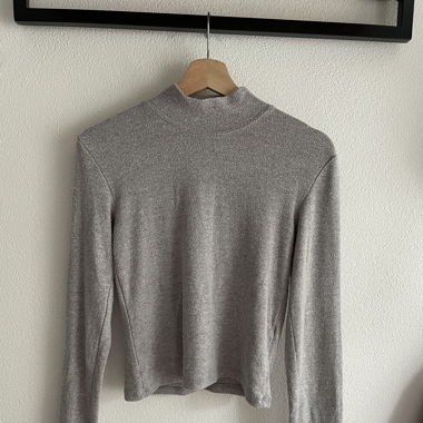 Zara grey high neck sweater