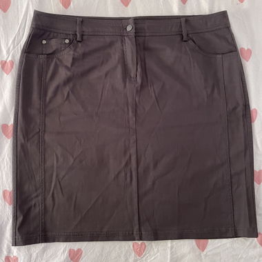Short skirt grey/brown