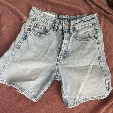 ZARA Denim-Shorts blau
