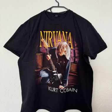 T-Shirt Nirvana noir gr L
