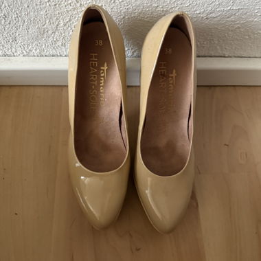 Décolleté beige Gr. 38
