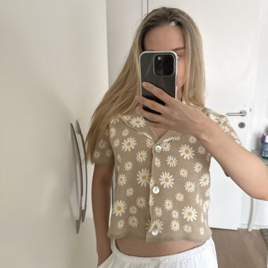Knit blouse