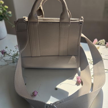 Beige Mini Crossbody Bag