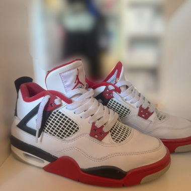 Original! Nike Air Jordan 4 Retro “Fire Red”