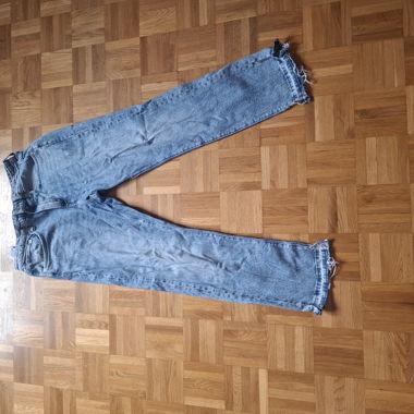Jean flared bleu ciel 2