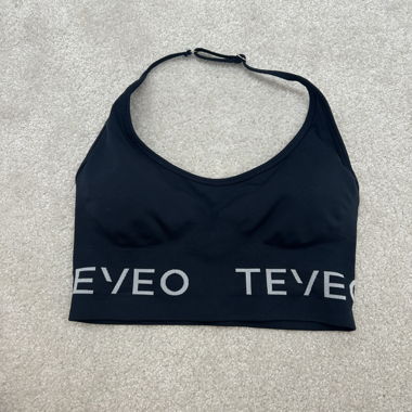 TEVEO Black Sports Bra