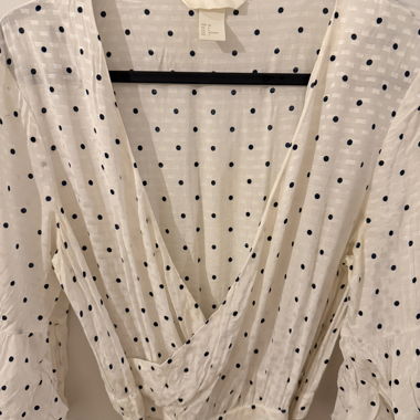 Abito a portafoglio a pois H&M