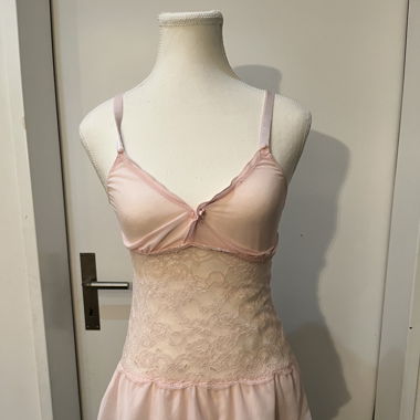 Light Pink Lace Babydoll Top