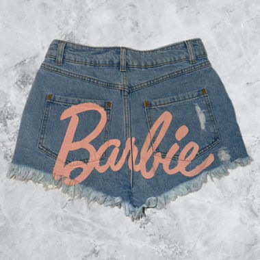 Shorts Hotpants en denim Barbie