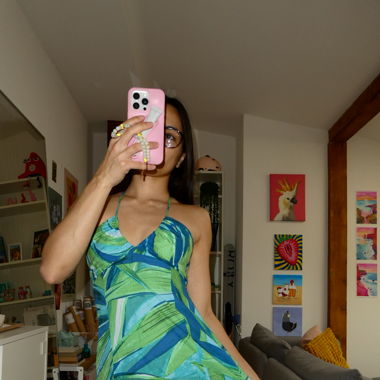 Colourful long dress from H&M