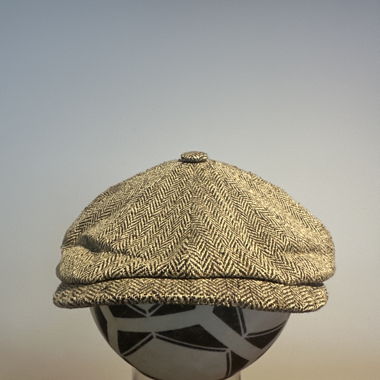 Casquette Gavroche Stetson en chevrons beige