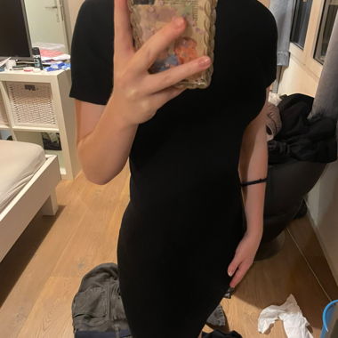 Black Knit Dress