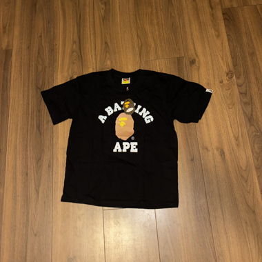 Bape schwarzes T-Shirt