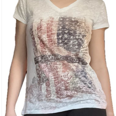T-shirt Y2K légèrement transparent