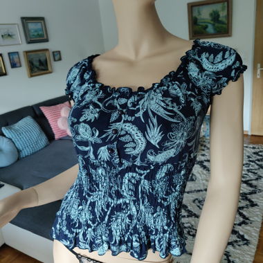 Chemise Vintage Bohème – Coupe moulante