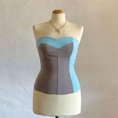 Vintage Y2K Coquette Strapless Top