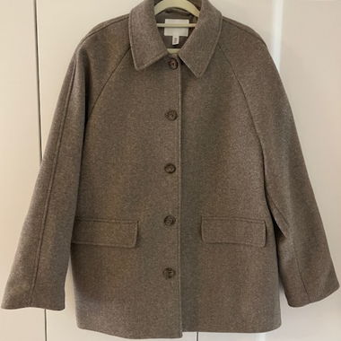 Jacke in taupe von H&M Grösse S