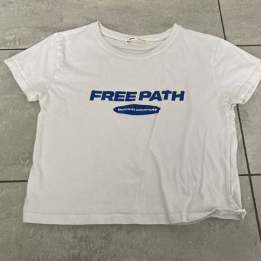 Pull&Bear TShirt weiss mit Aufdruck
