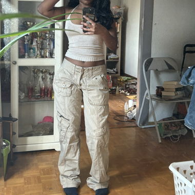 Low waist baggy pants 