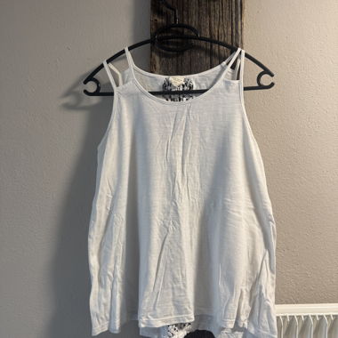 Weisses Zara Top mit Spitze