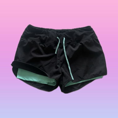 Sport-Shorts schwarz/mint