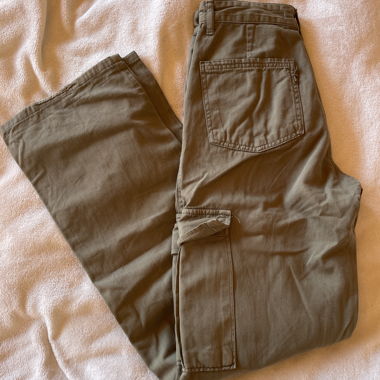 Stradivarius FIT - Cargohose - light green