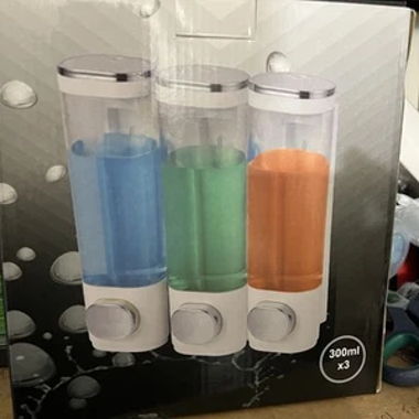 3-Piece Shower Gel Dispenser Set