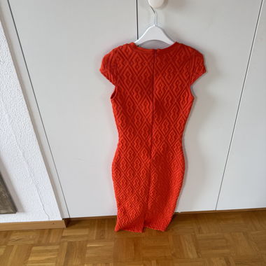 Midi orange dress river island 
