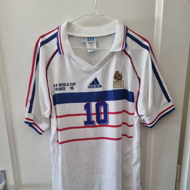ADIDAS FRANKREICH 98 FUSSBALLTRIKOT - #10 ZIDANE
