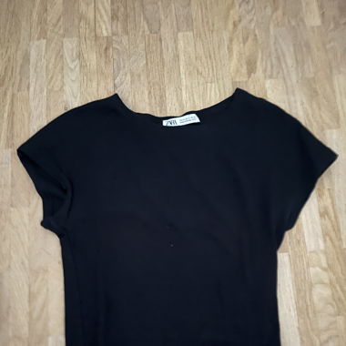Black Zara Crop Top Size S
