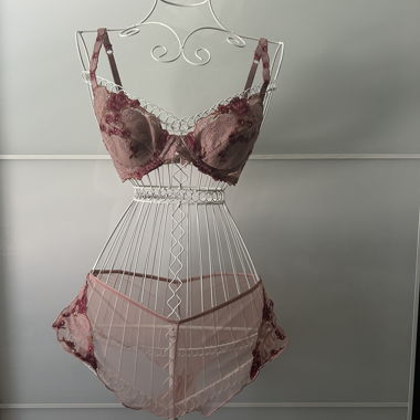 Lingerie-Set rosa - Verde Véronica Grösse: 80
