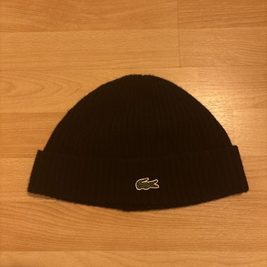Lacoste winter beanie black