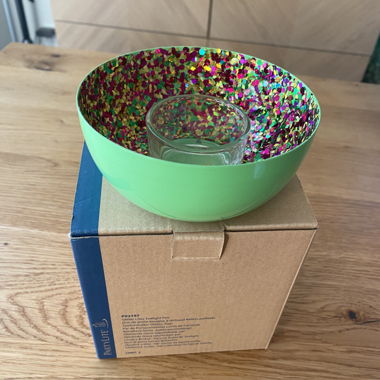 Partylite-Porte bougie à réchaud Reflets pailletés