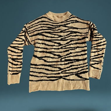Pull zèbre marron (Safari)