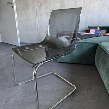 2 x Smoked Design Chairs 80.- for both