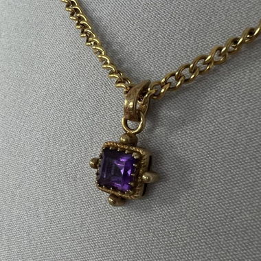 AMETHYST CRYSTAL NECKLACE