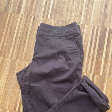 Brown Fabric Pants