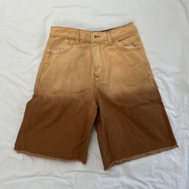 Brown Denim Shorts DIVIDED