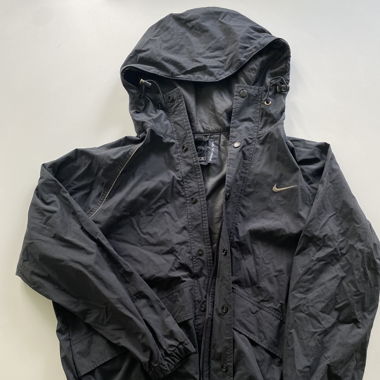 vintage black nike wind jacket
