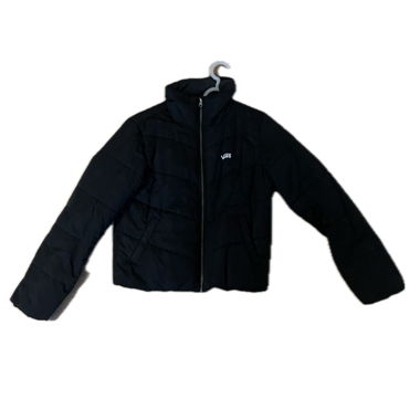 black vans puffer jacket