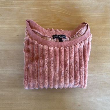 Pull rose tout doux 