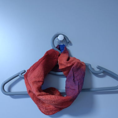 Handgefärber Seidenschal
