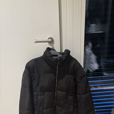 Black puffer jacket