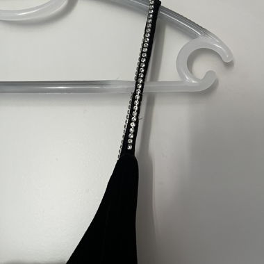 Black Zara evening and turtleneck dress set