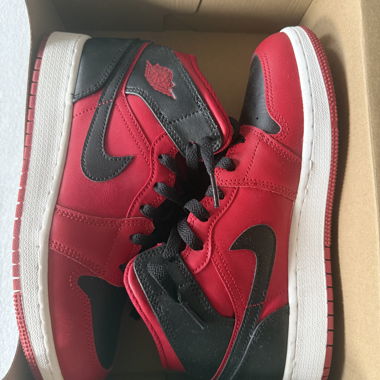 Nike Air Jordan Mid Sneaker rosso/nero