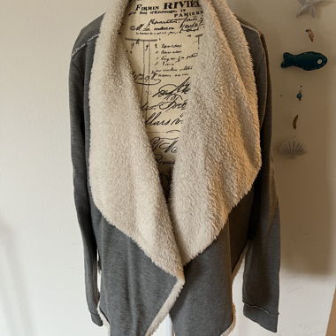 Veste sweat douillette